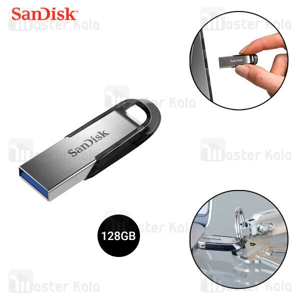 فلش مموری 128 گیگابایت سن دیسک SanDisk Ultra Flair CZ73